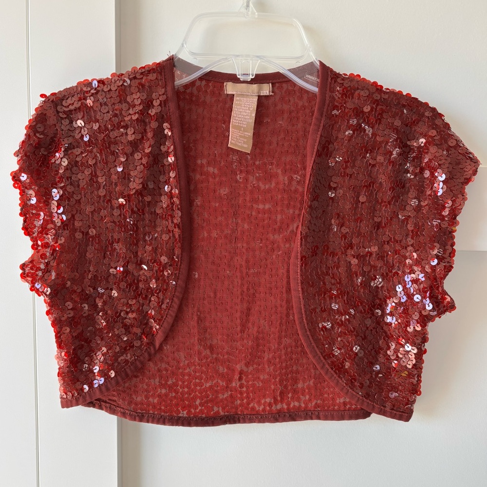 Sequin Shrug